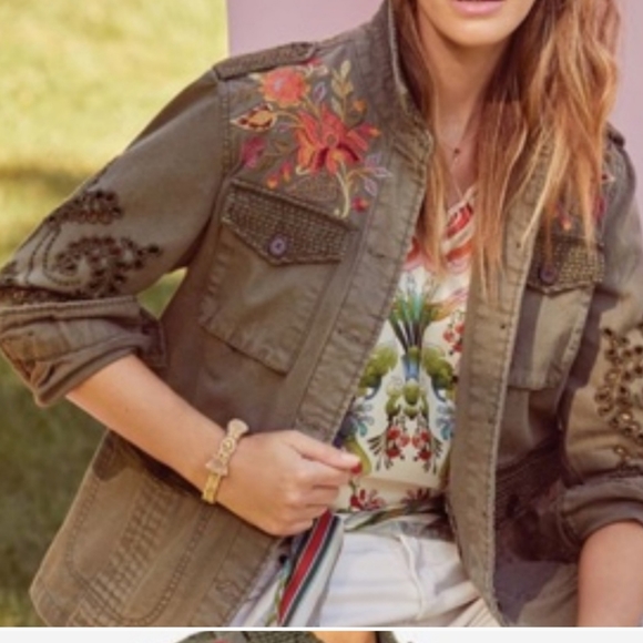 VIOLETTE EYELET MILITARY JACKET🧡🧡 - Picture 11 of 16